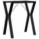 Vidaxl pieds de table à manger cadre en y 60x40x73 cm acier Vidaxl pieds de table à manger cadre en y 60x40x73 cm acier