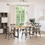 Vidaxl pieds de table à manger en forme de u, 2 pièces, acier naturel, 70 x (72 - 73) cm Vidaxl pieds de table à manger en forme de u, 2 pièces, acier naturel, 70 x (72 - 73) cm