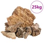 Vidaxl pierres du dragon 25 kg marron 5 - 30 cm