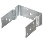Vidaxl piquets de clture 6 pcs argent 14x6x15 cm acier galvanis