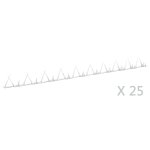 Vidaxl piquets muraux 25 pcs acier 1 m Vidaxl piquets muraux 25 pcs acier 1 m