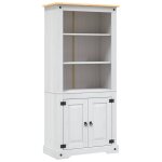Vidaxl placard gamme corona pin mexicain blanc 80x40x170 cm