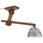 Vidaxl plafonnier 25 w argent vintage 105x30x65 - 108cm e27