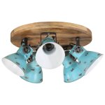 Vidaxl plafonnier 25 w bleu d�lav� 50x50x25 cm e27