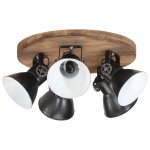 Vidaxl plafonnier 25 w noir 50x50x25 cm e27