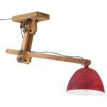 Vidaxl plafonnier 25 w rouge dlav 105x30x65 - 108cm e27