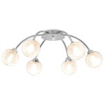 Vidaxl plafonnier avec 6 ampoules led g9 240 w