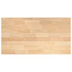 Vidaxl plan de travail de cuisine bois de ch�ne massif rectangulaire