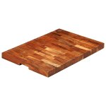Vidaxl planche  dcouper 60x42x4 cm bois d'acacia massif