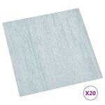 Vidaxl dalles de plancher autoadhsives 20 pcs pvc 1, 86 m vert