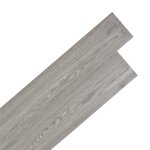 Vidaxl planches de plancher pvc autoadhsif 2, 51 m 2 mm gris fonc