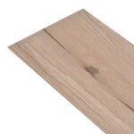 Vidaxl dalles de plancher pvc autoadhsif 5, 02 m 2 mm marron chne