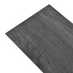 Vidaxl planches de plancher pvc non auto - adhsif 5, 26 m noir et blanc