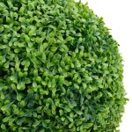 Vidaxl plante de buis artificiel avec pot forme de boule vert 71 cm