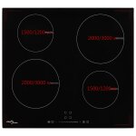 Vidaxl plaque de cuisson � induction 4 br�leurs contr�le tactile 7000w
