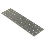 Vidaxl plaques perfor�es 20 pcs 2 mm 300x80 mm acier galvanis�