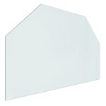 Vidaxl plaque de verre pour cheminée hexagonale 80x50 cm Vidaxl plaque de verre pour cheminée hexagonale 80x50 cm