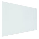 Vidaxl plaque de verre pour chemin�e rectangulaire 80x50 cm