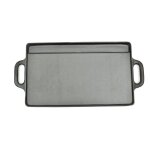 Vidaxl plateau de gril réversible fonte 50x23 cm Vidaxl plateau de gril réversible fonte 50x23 cm