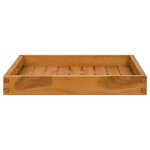 Vidaxl plateau de service 50x50 cm bois de teck massif