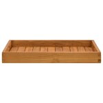 Vidaxl plateau de service 60x35 cm bois de teck massif