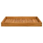 Vidaxl plateau de service 70x70 cm bois de teck massif