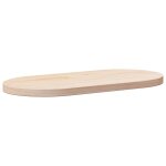 Vidaxl plateau de table 60x30x2, 5 cm bois massif pin ovale