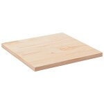 Vidaxl plateau de table 80x80x2, 5 cm bois massif pin carr�