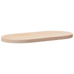 Vidaxl plateau de table 90x45x2, 5 cm bois massif pin ovale