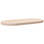 Vidaxl plateau de table ovale en pin massif 70 x 35 x 2, 5 cm
