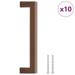 Vidaxl poign�es d'armoire 10 pcs bronze 160 mm acier inoxydable