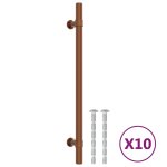 Vidaxl poignes d'armoire 10 pcs bronze 192 mm acier inoxydable
