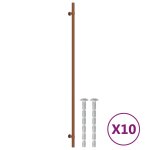 Vidaxl poignées d'armoire 10 pcs bronze 480 mm acier inoxydable Vidaxl poignées d'armoire 10 pcs bronze 480 mm acier inoxydable