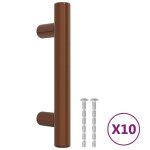 Vidaxl poignées d'armoire 10 pcs bronze 64 mm acier inoxydable Vidaxl poignées d'armoire 10 pcs bronze 64 mm acier inoxydable