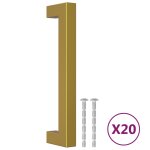 Vidaxl poignées d'armoire 20 pcs doré 128 mm acier inoxydable Vidaxl poignées d'armoire 20 pcs doré 128 mm acier inoxydable