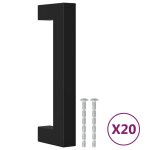 Vidaxl poignées d'armoire 20 pcs noir 96 mm acier inoxydable Vidaxl poignées d'armoire 20 pcs noir 96 mm acier inoxydable