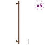 Vidaxl poign�es d'armoire 5 pcs bronze 320 mm acier inoxydable