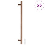 Vidaxl poign�es d'armoire 5 pcs bronze 320 mm acier inoxydable