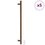 Vidaxl poign�es d'armoire 5 pcs bronze 480 mm acier inoxydable