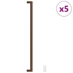 Vidaxl poign�es d'armoire 5 pcs bronze 480 mm acier inoxydable