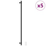 Vidaxl poignées d'armoire 5 pcs noir 480 mm acier inoxydable Vidaxl poignées d'armoire 5 pcs noir 480 mm acier inoxydable