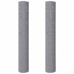Vidaxl polaires de peintre antid�rapantes 2 pcs 10 m 220 g / m� gris