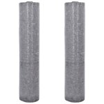 Vidaxl polaires de peintre antidrapantes 2 pcs 25 m 220 g / m gris