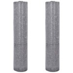 Vidaxl polaires de peintre antidrapantes 2 pcs 25 m 280 g / m gris