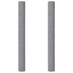 Vidaxl polaires de peintre antid�rapantes 2 pcs 5 m 180 g / m� gris