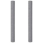 Vidaxl polaires de peintre antid�rapantes 2 pcs 5 m 220 g / m� gris