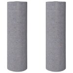 Vidaxl polaires de peintre antid�rapantes 2 pcs 50 m 220 g / m� gris