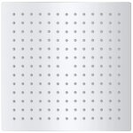 Vidaxl pomme de douche plongeante 2 pcs acier inoxydable 25x25 cm