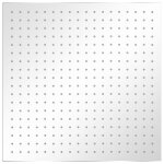 Vidaxl pomme de douche plongeante 2 pcs acier inoxydable 50x50 cm