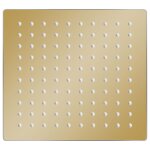 Vidaxl pomme de douche pluie acier inoxydable 20x20 cm carr�e dor�